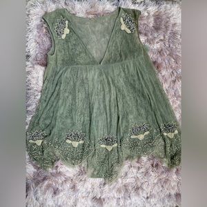 Free People Beaded Oversize Dress